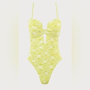 Green Berlook One-Piece Swimsuit